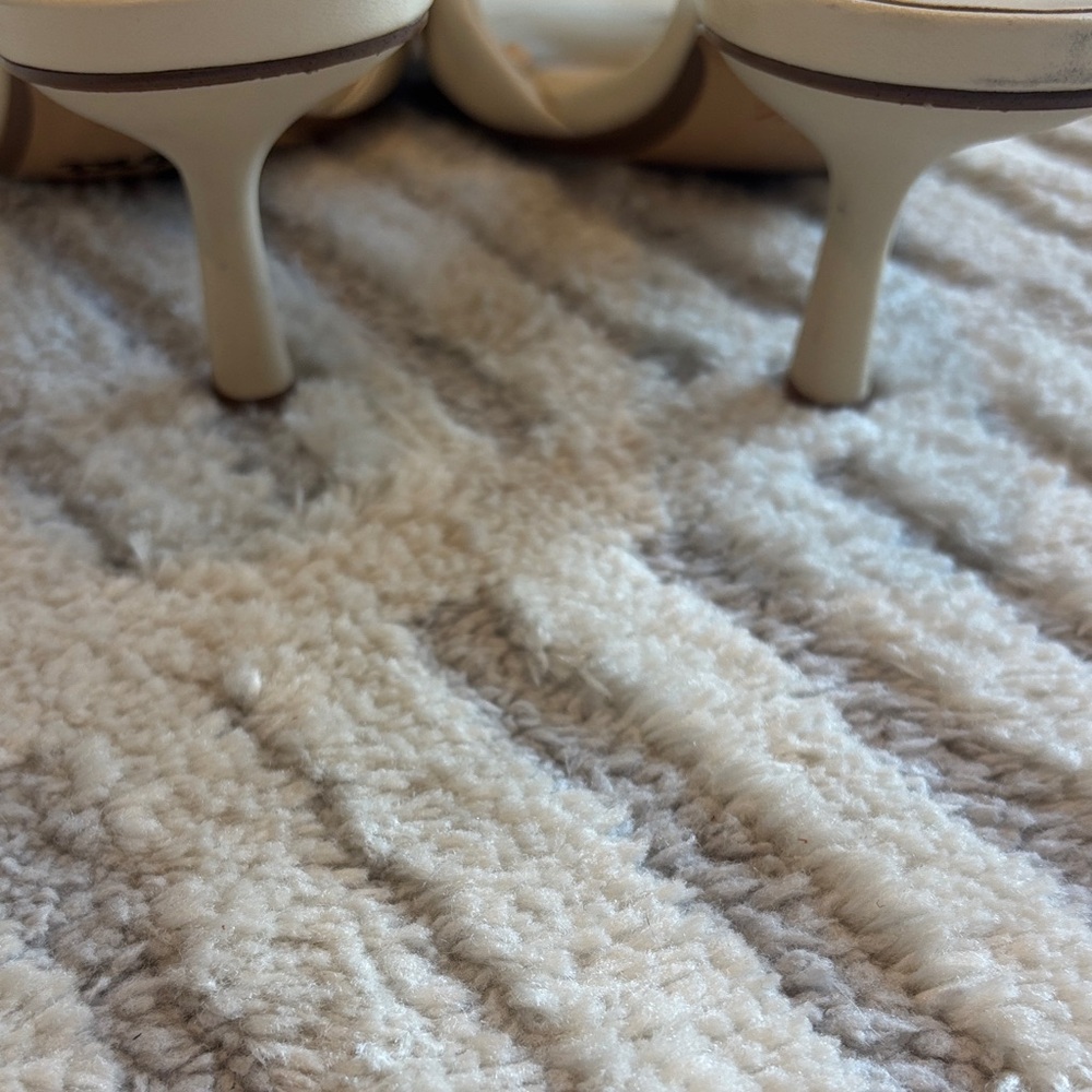 Zara Women's Cream Slide Sandals 39/9 - Picture 7 of 7